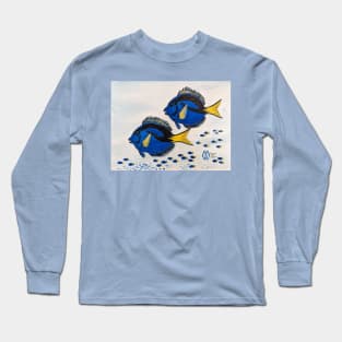 Blue tang school Long Sleeve T-Shirt